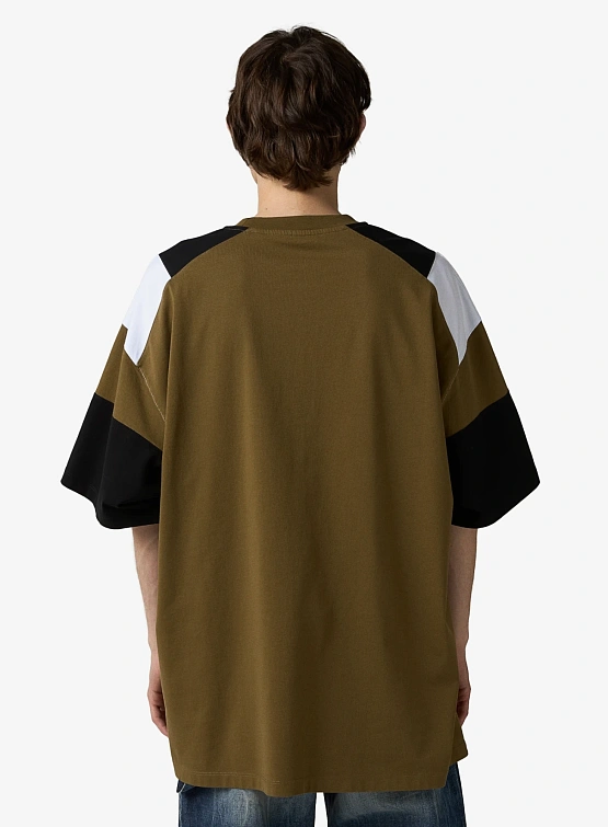 Футболка Martine Rose Oversized Panelled Green