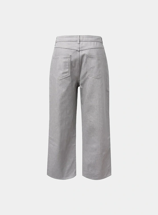 Джинсы AMOMENTO Men's Indigo Denim Light Grey