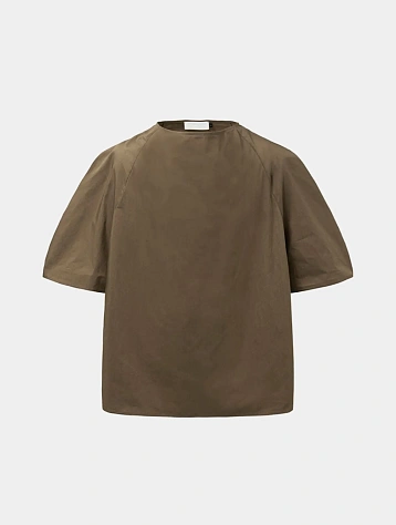 Топ AMOMENTO Raglan Cowl Neck Brown