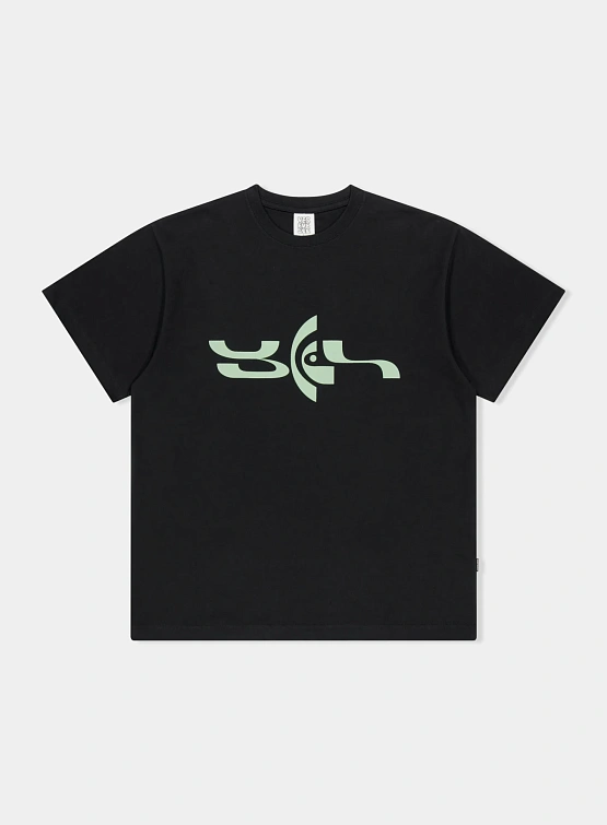 Футболка YESEYESEE Geometric Logo Tee Black