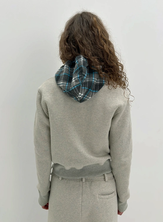 Зип-худи Siniy Vsadnik Feelings Melange/Tartan