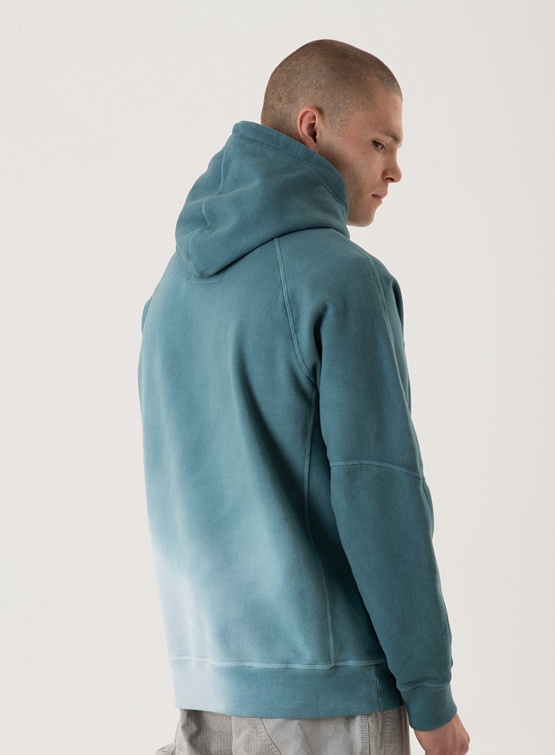 Худи NemeN Obehand Dipdyed Hoody Mallard Blu