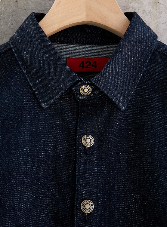 Овершот 424 DENIM SHIRT NAVY