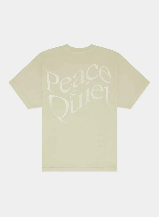 Футболка MUSEUM OF PEACE & QUIET Wordmark T-Shirt Matcha