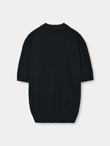 Поло BROWNYARD Knit Polo Shirt Black