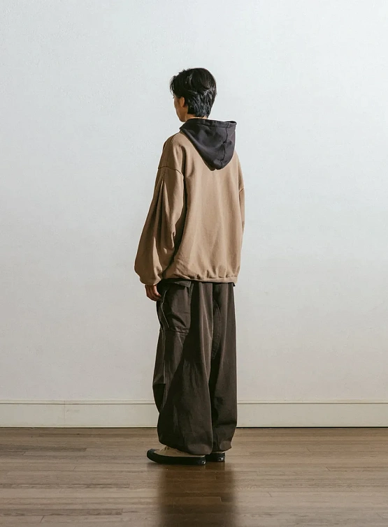 Худи ANGLAN Valley Layered Hoodie Beige