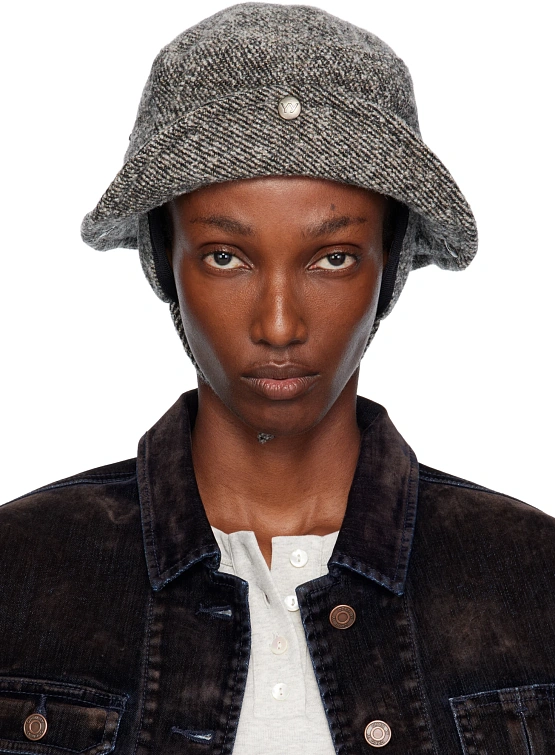 Панама OPEN YY Detachable Ear Flap Hat Grey