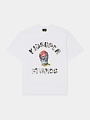 футболка kidsuper painted man tee white