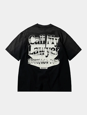 Футболка MARKET CALL MY LAWYER 3D T-SHIRT Black