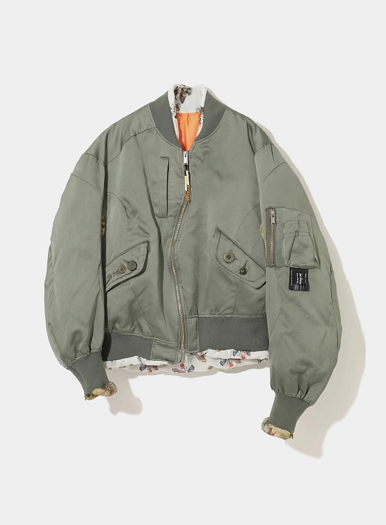 Женский бомбер UNDERCOVER Label Padded Khaki