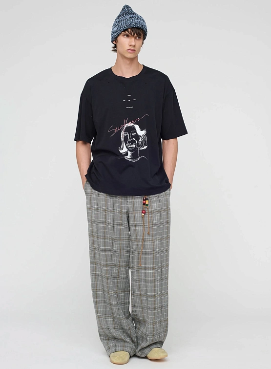 Футболка Song for the Mute "Sunflower" Oversized Navy