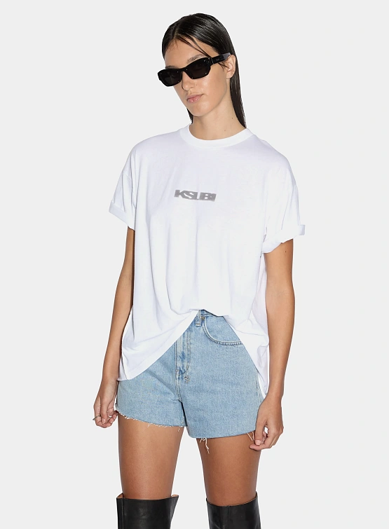 Женская футболка Ksubi Sott Og Ss Sliced Tee White