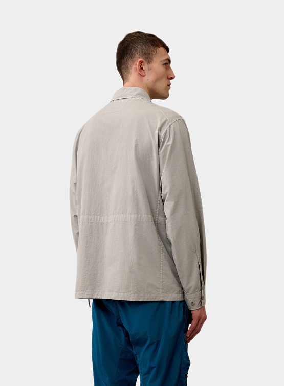Рубашка C.P. Company Nylon Utility Overshirt Drizzle Grey
