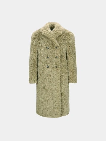 Женское пальто Andersson Bell Fields Fur Buttons Beige