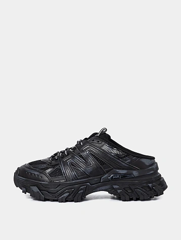 Мюли JUUN.J Synthetic Leather Trainer Mule Shoes Black