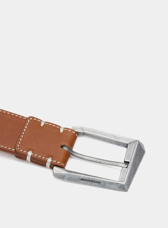 Ремень ADERERROR Dresto Buckle Brown