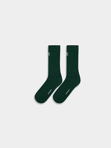 Носки Represent Clo Initial Embroidered Socks Racing Green