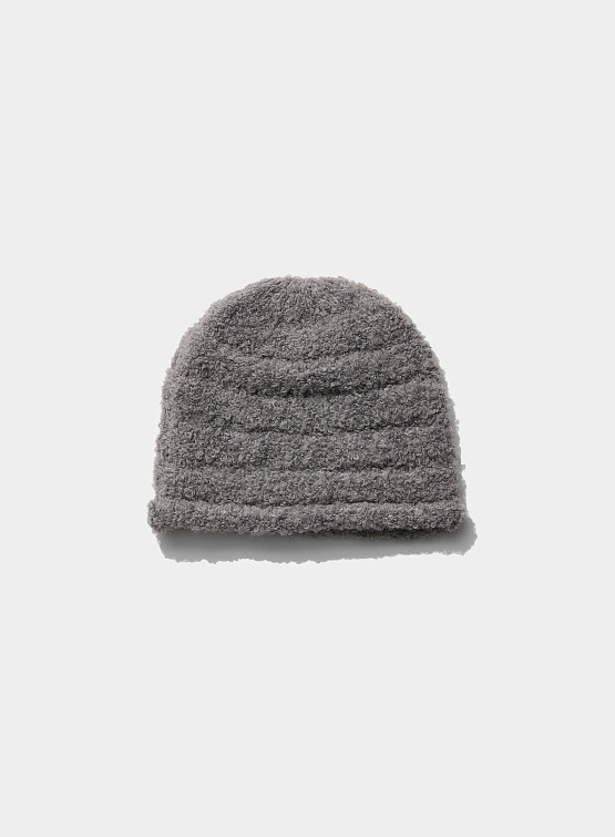 Шапка OPEN YY Boucle Rolled Beanie Grey