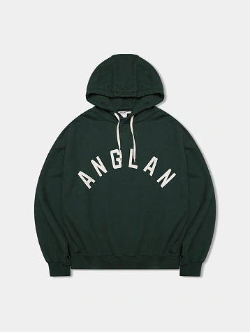 Худи ANGLAN Applique Heavy Sweat Hoodie Green