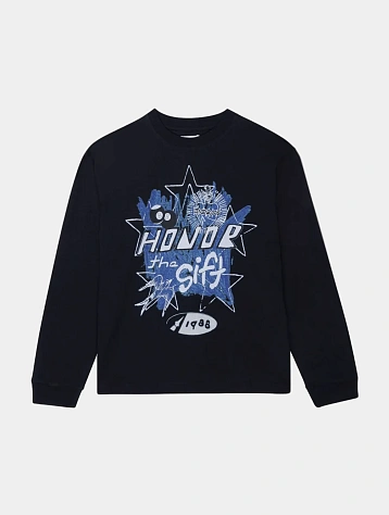 Лонгслив HONOR THE GIFT Pop Art Black