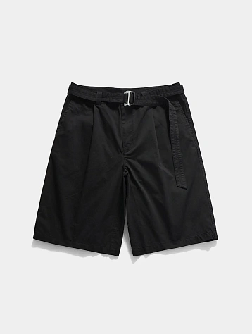 Шорты UNAFFECTED Belted One Tuck Black