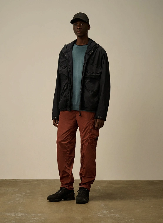 Ветровка C.P. Company Flatt Nylon Goggle Total Eclipse