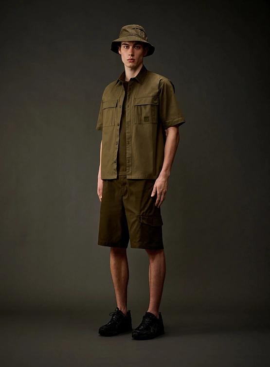 Рубашка C.P. Company The Metropolis Series Gabardine Ivy Green