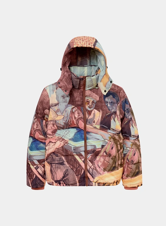 Пуховик KidSuper Domino Players Puffer Multi