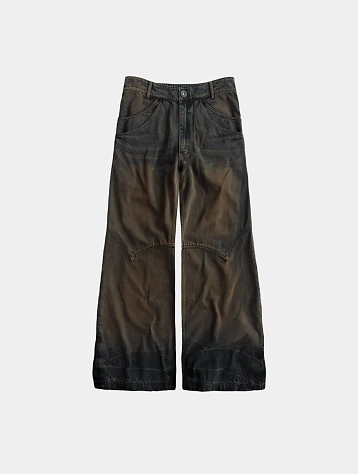 Джинсы MADFRENZY Mud Dyed Brown