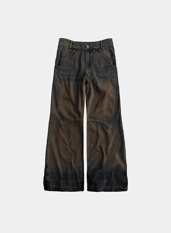 Джинсы MADFRENZY Mud Dyed Brown