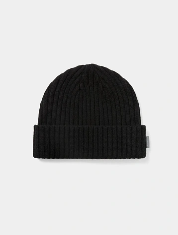 Шапка thisisneverthat Basic Wool Beanie Black