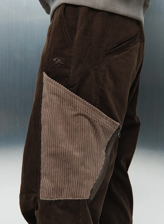 Брюки SAN SAN GEAR Corduroy Pocket Brown