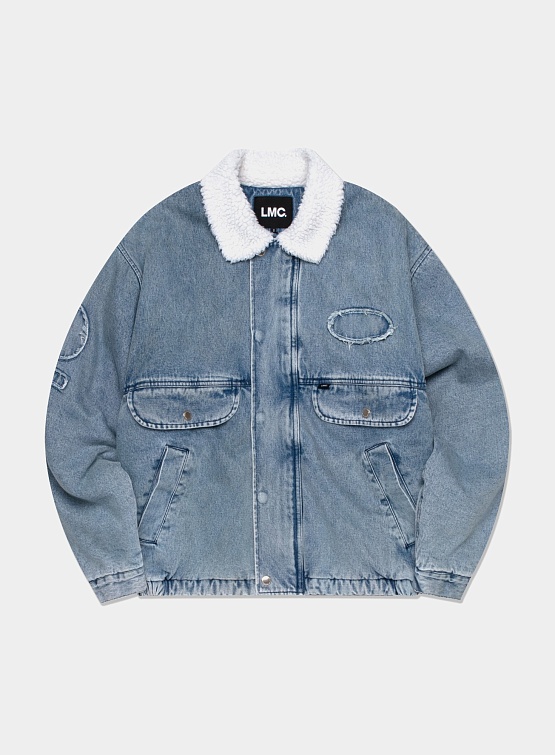 Джинсовая утепленная куртка LMC WP Denim Sherpa Jacket Blue