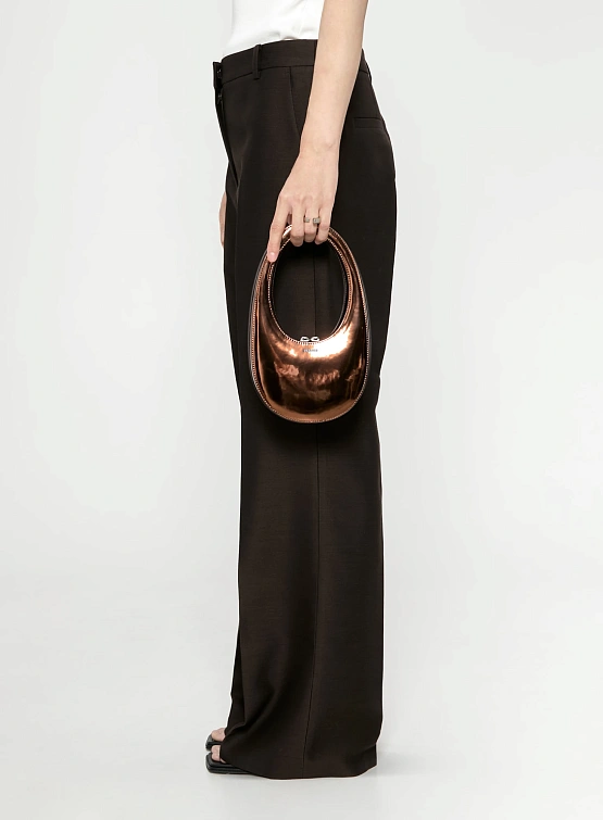 Сумка Coperni Mirrored Mini Swipe Brown