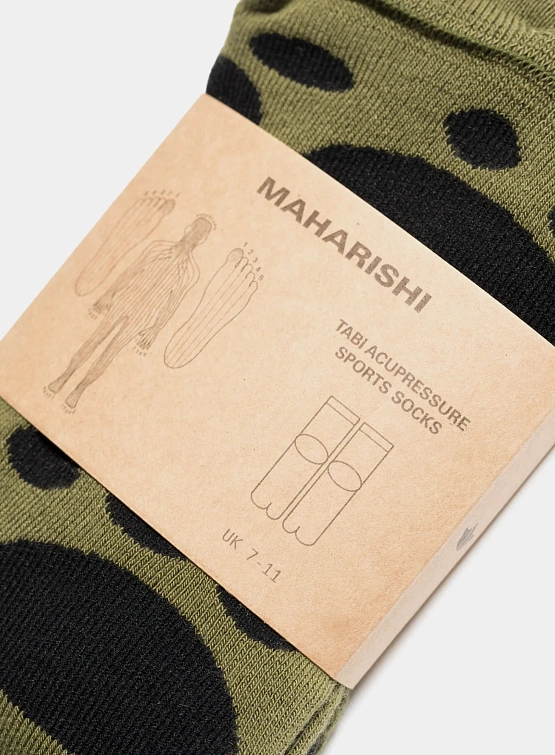 Носки MAHARISHI 1460 Maharishi Acu Tabi Sport Olive