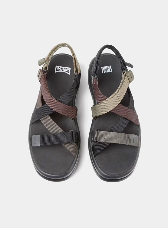 Женские сандалии Camper Twins Recycled PET Multicolor Dark