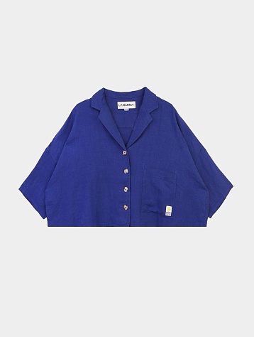 Женская рубашка LF Markey Maxim Linen Shirt Cobalt