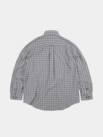 Рубашка FrizmWORKS Seersucker Checked Gray