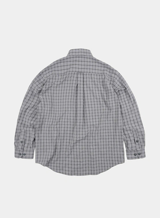 Рубашка FrizmWORKS Seersucker Checked Gray