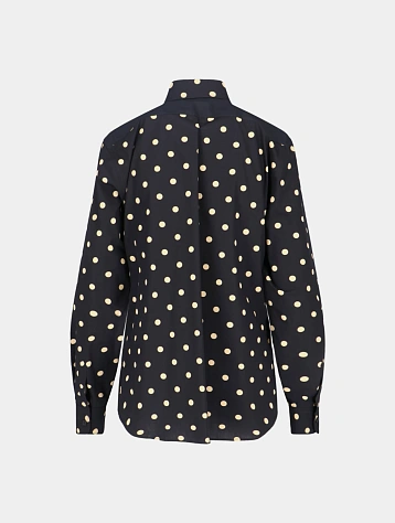 Женская блузка MOSCHINO Polka Dot Blouse Black
