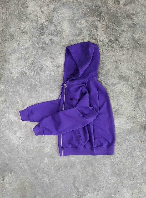 Зип-худи Bluemarble Logo Zipped Hoodie Purple