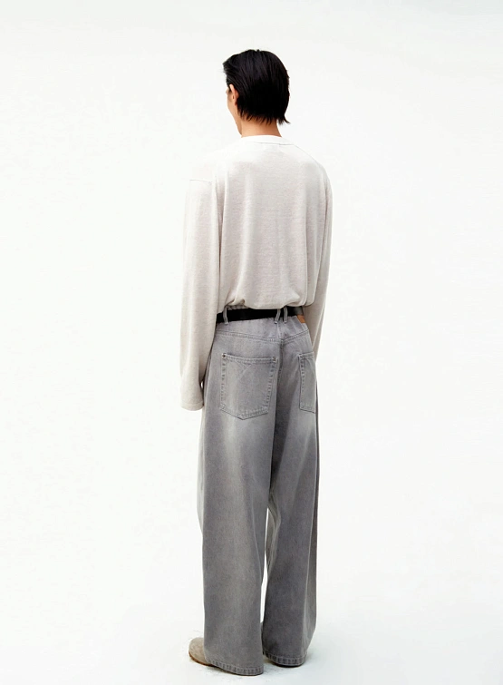 Джинсы COOR Wide-Leg Washing Ice Gray