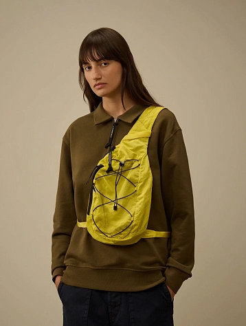 Рюкзак C.P. Company Nylon B Lens Crossbody Green Sheen