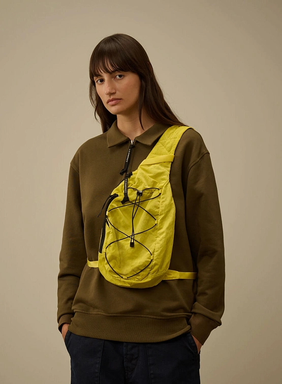Рюкзак C.P. Company Nylon B Lens Crossbody Green Sheen
