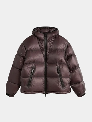 Пуховик MKI MIYUKI ZOKU Translucent Hooded Bubble Raisin