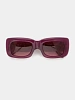 Очки THE ATTICO x Linda Farrow Marfa Burgundy