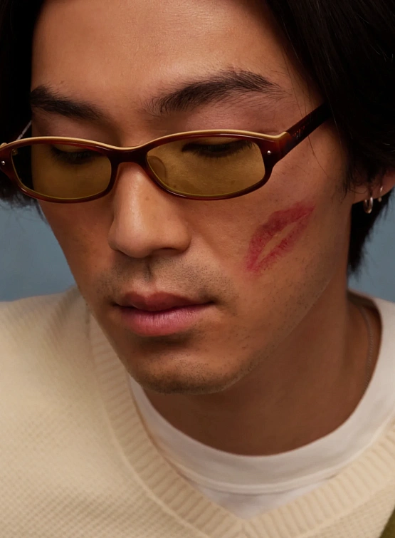 Очки Bonnie Clyde Coco Layered Brown & Green Tint