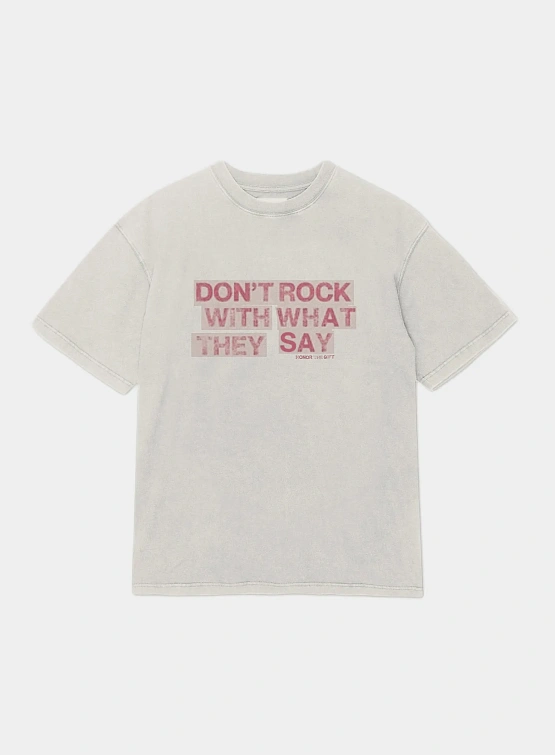 Футболка HONOR THE GIFT What They Say White