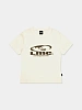 Женская футболка LMC WM Oval Globe Cropped Tee Ivory