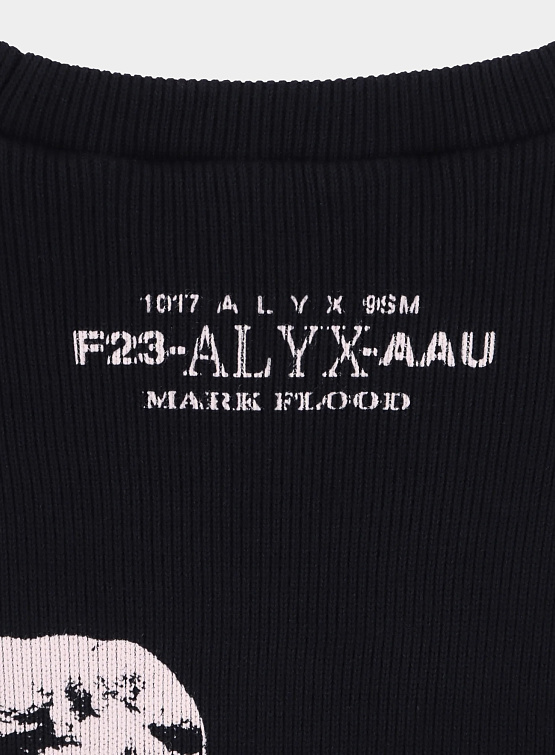 Свитшот 1017 ALYX 9SM Mark Flood Crewneck Black